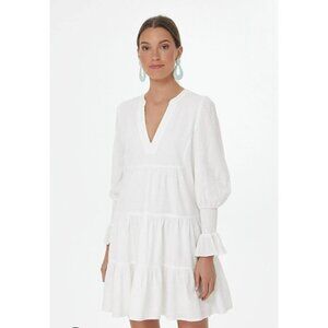 Tuckernuck Pomander Place Size Large  White Swiss Dot Kenzo Dress